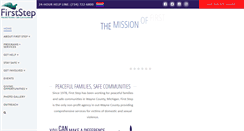 Desktop Screenshot of firststep-mi.org